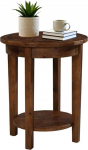 Alaterre Renew Reclaimed Round End Table, naturaalne