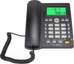 KX T880C lauatelefon, juhtmega telefon koos k&auml;ed-vabaduse komplektiga, helistaja tuvastamise, kiirvalimise ja vaigistamise funktsiooniga, suurte nuppudega telefon, ei ole vajalik (must)