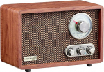 Cyberlux Nostalgia kompaktne s&uuml;steem Retro raadio puidust Bluetooth USB SD kaardipesaga FM/AM raadio muusikas&uuml;steem Retro stiilis stereos&uuml;steem k&ouml;&ouml;giraadio Nostalgia raadio Vintage raadio