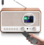 DAB Plus raadio Bluetoothiga Valge