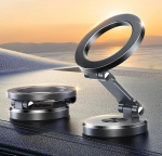 JOYROOM mobiiltelefoni hoidja auto magnet [kokkupandav ja t&auml;ismetall] MagSafe auto kinnitus 20 x N55 magnetitega ja 360&deg; p&ouml;&ouml;ramine, magnetiline mobiiltelefoni hoidja auto iPhone 16 15 14 13 12 & MagSafe &uuml;mbris, magnetiline mobiiltelefoni hoidja auto  ...