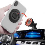 Autotelefoni hoidja ilma magnetita, kleebi armatuurlauale, 360 &deg; p&ouml;&ouml;ratav universaalne telefonihoidja ultra lukuga ja tugeva VHB-liimiga, &uuml;hildub iPhone / Google【Series C - 1. Gen】ga