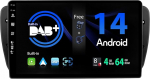 SXAUTO - Sisseehitatud DAB - Android 14 IPS autoraadio Seat Ibiza 6J (2009-2014) jaoks - Sisseehitatud Carplay/Android auto - LED kaamera + mikrofon - 4G + 64G - 360-CAM roolijuhtimispult Fast-Boot WiFi DSP - 2 DIN