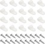 hankimise kaart 100 kaabliklambrite pakett 1/4 tolli R-t&uuml;&uuml;pi nailonist kaabliklambrite kaabliklamber Trossiklamber Trossivalgustuse kinnitamine Juhtmete juhtimise kruvidega kinnitusklambrid, valge