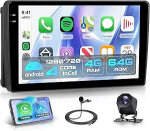 Rimoody 4G + 64G Android autoraadio Ford Transit 2009-2016 / Ford Focus 2005-2008 traadita Carplay Android auto 9-tolline Incell puuteekraaniga raadio GPS WiFi Bluetooth FM/RDS/EQ/USB/SWC tagumine vaade