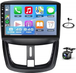 8CORE 4GB + 64GB autoraadio Peugeot 207 (2006-2015) juhtmevaba Carplay Android autole, 9-tolline IPS puuteekraaniga autoraadio, Android 13.0 DSP/BT/WiFi/FM/GPS