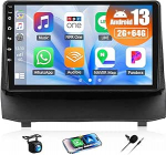 CAMECHO 2+64G 9-tolline Android 13 autoraadio Ford Fiesta 2009-2014 koos GPS WiFi FM, traadita Carplay raadio Bluetoothiga Android auto RDS peeglilink tagantvaate kaameraga Canbus, HD puuteekraaniga