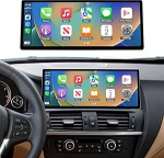 Ninetom 12.3" autoraadio puuteekraan 2011-2012 BMW X3 / X4 seeria F25 F26 koos CIC s&uuml;steemiga, tugi Apple CarPlay / Android Auto / Mirrorlink / Navigation, autostereos&uuml;steemi uuendamine