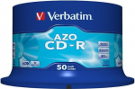 Verbatim 43343 700MB 52x CD-R AZO Crystal 50-poolne pakend spindel