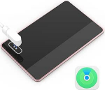 Air Tag Key Finder, rahakoti j&auml;lgimiskaart, mis &uuml;hildub Apple'iga Kus on? App (ainult iOS, Android ei toeta), Bluetooth v&otilde;tmeotsija v&otilde;tmete, pagasi, kohvri, rahakoti jaoks, vahetatav aku, 1 tk.