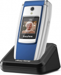 Easyfone T300 4G Senior mobiiltelefon Klappmobiiltelefon ilma lepinguta, suured nupud mobiiltelefoni lihtne ja nupud h&auml;daabik&otilde;ne funktsioon, taskulamp, 1500 mAh aku ja laadimisjaam (sinine)