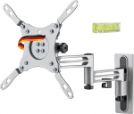 SCHWAIGER LWHD4315 513 teleri seinakinnitus 13 - 43-tolline telerihoidik kallutatav / p&ouml;&ouml;ratav / maksimaalselt 15 kg / VESA standard 200 x 200 h&otilde;bedane koos paigaldustarvikutega