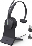 Yealink BH70 koos statiiviga Bluetooth-peakomplektid mikrofoniga kodukontorisse, kuni 35 tundi k&otilde;neaega, meeskondade sertifitseeritud mono Bluetooth-k&otilde;rvaklapid juhtmevabalt, &le;90 min kiirlaadimine, USB C kuni A