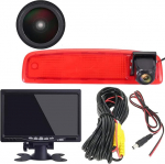 HD haagissuvila tagurduss&uuml;steem piduritulede tagurduskaamera katuse kaamera parkimisabi, mille nurk on reguleeritav ja mis &uuml;hildub Renault Dacia kolmanda piduritulega Dokker Logan MCV Express Boxiga