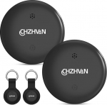 Android Smart Tracker Tag, Google Certified Key Finder &uuml;hilduv Find Hub App (ainult Android), Bluetooth Key Finder pagasi / kotid / kohvrid / rahakott, vahetatav aku, 2i pakett, must