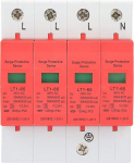 4P Home Surge Protector, kolmefaasiline &uuml;lepingekaitse kiire reageerimisega, kolmefaasiline nelja traadi &uuml;hendus piksekaitseks
