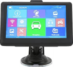 Auto GPS-navigator, 5-tolline puuteekraaniga auto veoauto GPS-navigatsioonis&uuml;steem 8GB 256M koos h&auml;&auml;ljuhiga kiiruskaamera hoiatus Razor Sharp k&otilde;rge resolutsiooniga FM-kaardid universaalne