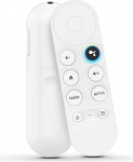 Ersatz-Sprachfernbedienung f&uuml;r Google Chromecast 4K Snow Streaming Media Player, Fernbedienung f&uuml;r Chromecast mit Google TV HD/4K, Ersatz-Fernbedienung (ainult Fernbedienung) (valge)