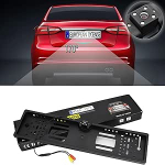 Numbrim&auml;rgi parkimisabi kaamera numbrim&auml;rgi hoidikus, IP67 IP68 veekindel &ouml;&ouml;n&auml;gemiskaamera, numbrim&auml;rgi tagurduskaamera, infrapuna LED numbrim&auml;rgi raam Euroopas