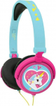 Lexibook Unicorn Stereo k&otilde;rvaklapid, lastele ohutud, kokkupandavad ja reguleeritavad, roosa / sinine HP017UNI
