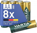 VARTA Power on Demand AA (Mignon) patareid, keskkonnas&otilde;bralikus pakendis - nutikad, paindlikud ja v&otilde;imsad, nt arvutitarvikute, nutikodusseadmete v&otilde;i taskulampide jaoks, 40 tk.