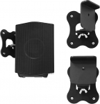 EUGOOCX metallist seinakinnitus Samsung HW-Q990C/HW-Q990B/HW-Q990D/HW-Q930 Surround tagak&otilde;larite koduteatri Surround Sound s&uuml;steemi seinakinnituse tarvikud (1 paar, must)