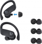 Comply Sport Pro Premium Memory Foam k&otilde;rvaklappide otsad Beats by Dre BeatsX, Powerbeats 2 ja 3, Tour 2 ja 2.0, m&uuml;ra v&auml;hendavad asendusk&otilde;rvaklappide otsad, turvaline sobivus treeningute jaoks (v&auml;ike, 3 paari)
