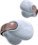 JVC Nearphones HA-NP1T-AN k&otilde;rvaklappide disain - p&auml;rlmutteriga juhtmevabad k&otilde;rvaklapid Mugav istuvus Multipoint &uuml;hendus Bluetooth 5.3 ja kuni 24 tundi kestev aku - Pearl Edition Eternal Blue