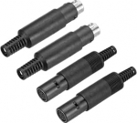 S-Video DIN Mini Female 8 Pin signaali&uuml;lekande Mini DIN mees TV DVD arvutim&auml;ngija jaoks (PS/2 mees ja naine)