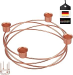 bremermann k&uuml;&uuml;nla hoidja Wreath Shape Taper Candles / Table Candles Candle Holder (Rose)