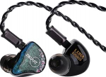 LINSOUL ZiiGaat Luna 6BA HiFi In-Ear Monitor, stuudio IEM k&otilde;rvaklapid lavaesinemiste jaoks kiire reageerimisega, laia helilava, referentselt selge taasesituse ja eemaldatava h&otilde;betatud OFC-kaabliga