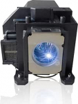 EL PLP57 projektori asenduslamp, mis &uuml;hildub Epson eb-440w eb-450w eb-450we eb-450wi eb-455w eb-455wi eb-460 eb-460e eb-460i eb-465i h318a h343a asenduslamp koos korpusega