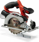 Einhell TE-CS 18/150 Li-Solo Power X-Change Cordless Portable Circular Saw (18 V, Li-Ion, 150 mm Diameter x 10 mm Saw Blade Diameter, Tool-Free Adjustment of Cutting Depth and Tilt Angle, LEDs,