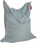 QSack Indy Bean Bag with Lining and Tested for Harmful Substances EPS Toxproof Micro Beads, 140 x 180 cm Indoor Bean Bag XXL, Blue Grey