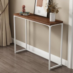 Metal Frame Console Sofa Table Modern Narrow Hallway Entrance Table Perfect Behind Couch or Foyer Accent Table