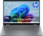 HP OmniBook X Flip Intel Core Ultra 7 256V 2-in-1 Next Gen AI s&uuml;learvuti | Dedicated NPU for AI | 47 NPU Tops | Copilot+ PC | 14-tolline 3K 2880x1800 OLED puuteekraan | 32GB | 1TB SSD | Win11 | QWERTZ | Silver