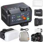 Godox iT30Pro-S iT30Pro S Mini Camera Flash with White Diffuser Speedlite Camera Flash 560 Flashes at Full Wireless Master & Receiver Power 2.4G TTL Touchscreen for Sony Camera DSLR (Black)