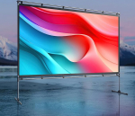 JMGO 100-tolline projektoriekraan, 4K / 3D / HDR tugi, kortsuvastane, k&otilde;rge kontrastsus, esi- ja tagumine projektsioon, lihtne paigaldus koduteatri, v&auml;lifilmide, kontori ja m&auml;ngude jaoks