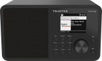 TELESTAR TOP 200 DAB+/Internet raadio (Mono, 10 Watt, Bluetooth saate-/vastuv&otilde;tufunktsioon, USB salvestus, h&auml;daolukorras hoiatuss&uuml;steem, App Control) - must