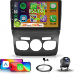 8 Core 4 + 64G: Hodozzy Carplay DAB autoraadio Citro&euml;n C4 DS4 2013-2017, 10-tolline puuteekraaniga Android autoraadio Android Car/WiFi/GPS/RDS/FM/Bluetooth/USB + tagurduskaamera