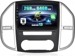 SIXWIN 2+64G Android 13 autoraadio Mercedes Benz Vito 3 W447 (2014-2020) raadio, 10-tolline mahtuvuslik puuteekraan koos WiFi GPS Bluetooth FM/RDS USB Mirrorlink + Canbus + tahavaate kaamera