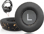 SOULWIT Mesh kangast asendusk&otilde;rvapadjad Plantronics (Poly) Rig 400 (400Pro HC, 400HS, 400HX, 400HA), k&otilde;rvapadjad Rig 500 (500E, 500HD, 500HX)/505(505HS)/515(515HD) k&otilde;rvaklappidele.