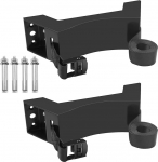 Ballooni seinakinnitus propaangaasi kinnitus l&auml;mmastikgaasi ballooni hoidja koos kruvide ja turvaketi toega 150cm Sobib On-The-Go OTG RV veepehmendaja jaoks (must)