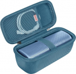 BOVKE kandekott, mis &uuml;hildub Sonos Roam 2 kaasaskantava veekindla Bluetooth-k&otilde;lariga, Roam 2 Bluetooth-k&otilde;lari hoidja v&otilde;rktaskuga laadimiskaabli jaoks, tarvikud, sinine