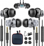 Juhtmega k&otilde;rvaklapid mikrofoniga, traat ja magnetid, helitugevuse reguleerimine, k&otilde;rglahutus, tugev bass, &uuml;hildub nutitelefoni, s&uuml;learvuti, tahvelarvutiga jne.