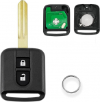 433 MHz Nissan Micra K12 Navara D40M Nota E11 Qashqai J10 Cabstar Patrulla NV200 M20M Pathfinder x-trail T31 Renault Maxity 2 nupuga kaugjuhtimispuldi autov&otilde;ti 5WK4 876 koos ID46 kiibiga