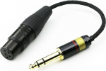 Ablet HIFI 6.35mm 6.35mm mees kuni 4 Pin XLR naine tasakaalustatud k&otilde;rvaklapid TRS h&otilde;betatud audio adapter 4 Pin XLR mees k&otilde;rvaklappide kaablile