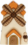 THUN - Tuuleveski figuur - J&otilde;ulukaunistus maja - Klassikaline kaste - Keraamiline - 7,5 x 7,5 x 12,5 cm - Keraamiline - 7,5 x 7,5 x 12,5 cm