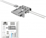Wisamic Drilling template Jig dowel device 6/8/10/15 mm on wood centred dowel aid quick dowel (3 in 1)