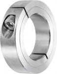 sourcing map Schaftmanschette 45 mm Bohrung Single Split 304 Edelstahl Klemmwellenmanschetten f&uuml;r industrielle Automatisierung F&ouml;rderbandsysteme